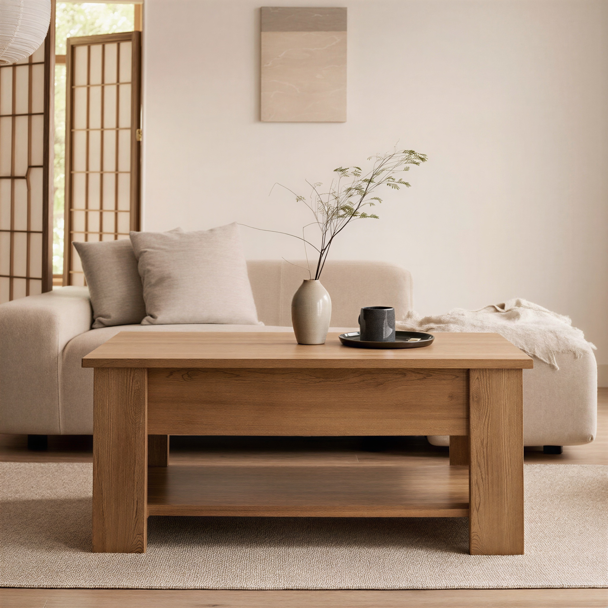 EDEN | Table basse en bois avec plateau relevable