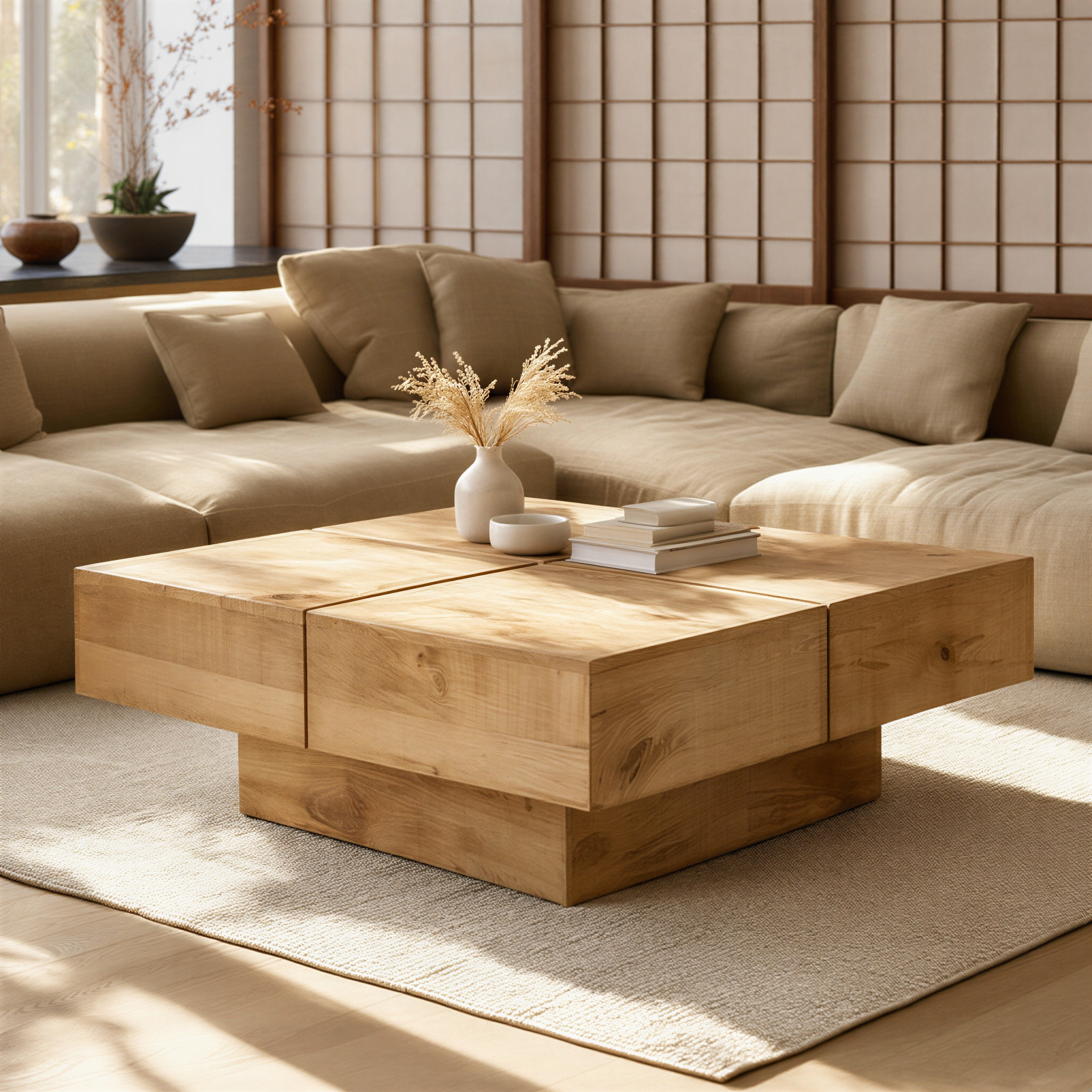 SIENNA | Table basse en bois massif de manguier